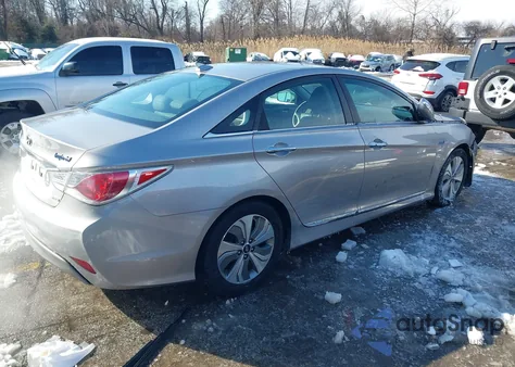2013 Hyundai Sonata Hybrid Limited из США, поврежденный, VIN KMHEC4A42DA072478